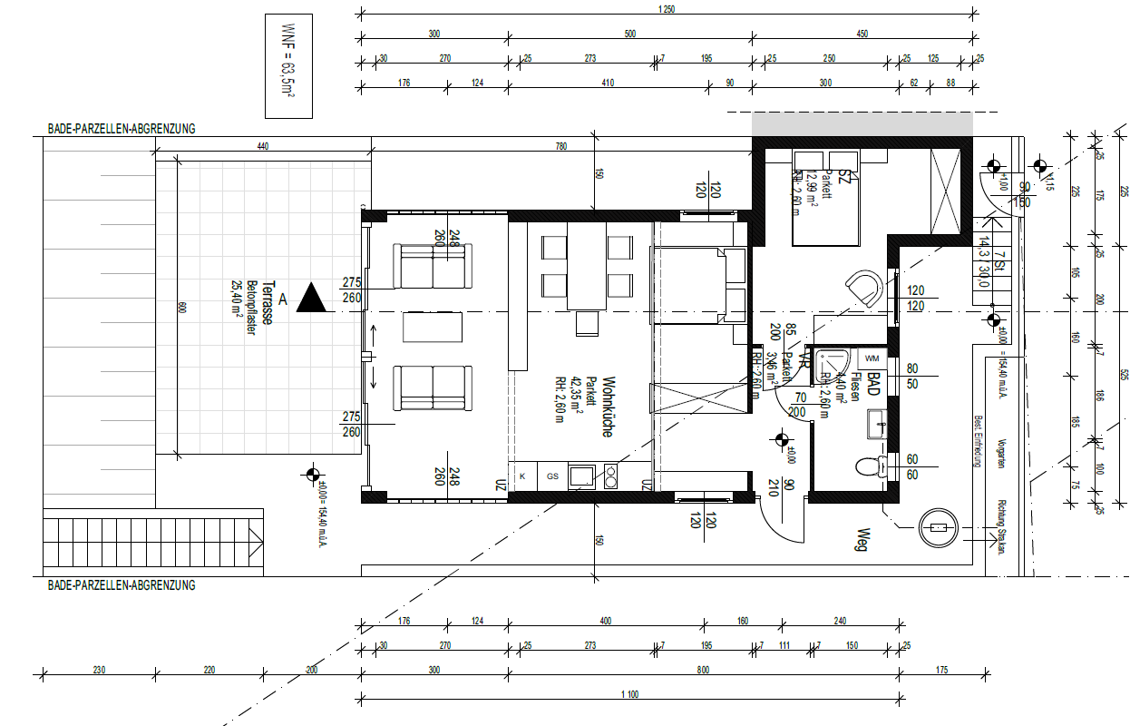 Architekt DIller_Plan_Badenhütte
